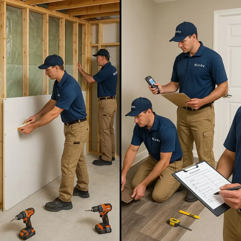 Repairs and Reconstruction process in Pinedale, WY